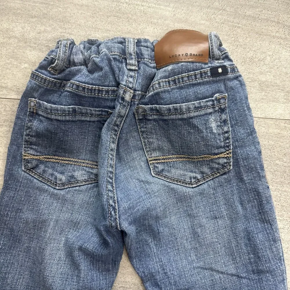Girl's Lucky Skinny Distressed Jeans Zoe Jeggings Size 7